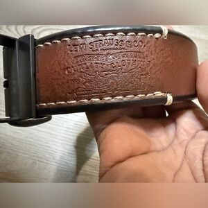 Levi's Rich Brown Leather Belt Bag